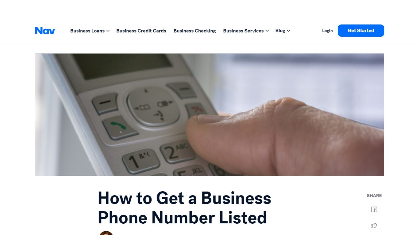 How to Get a Business Phone Number Listed | Nav